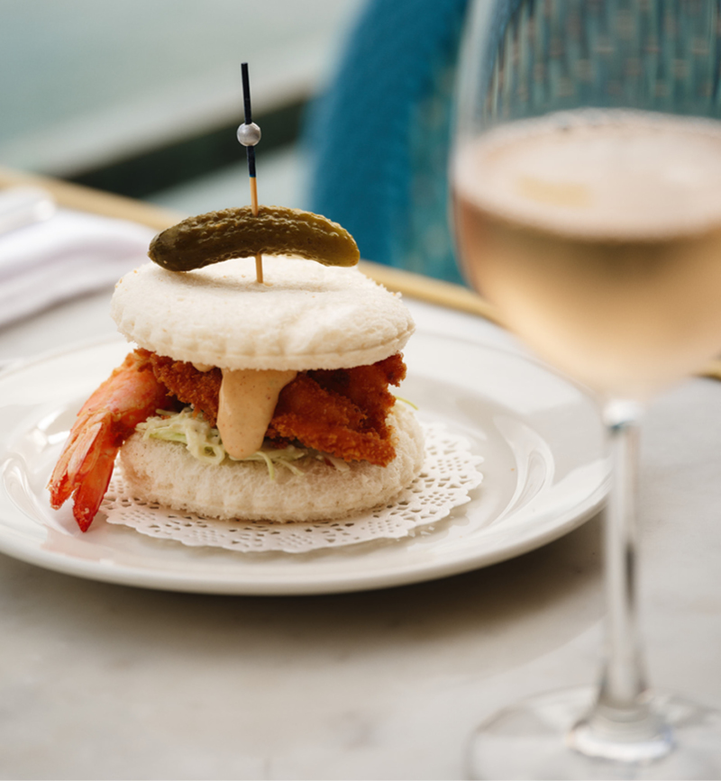 Signature prawn sandwich