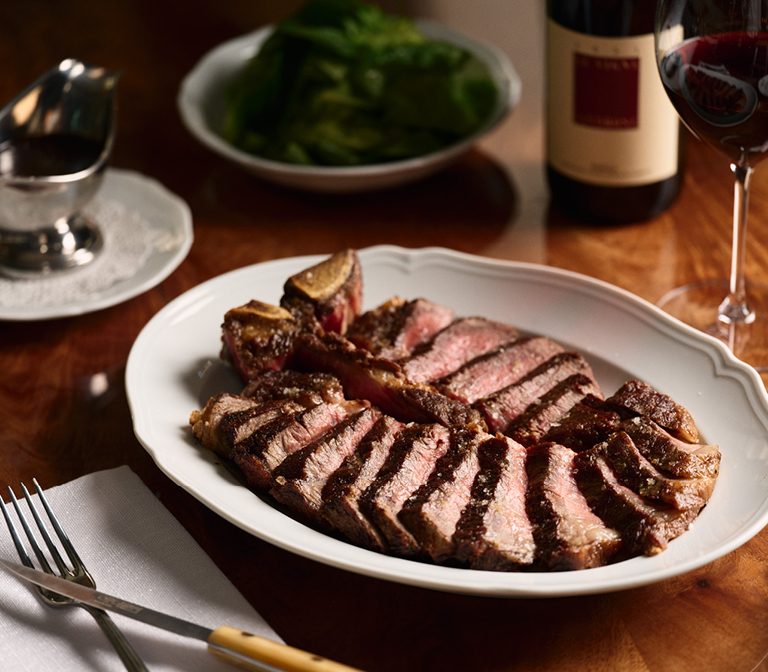 Prime Angus porterhouse from the grill at Vito's