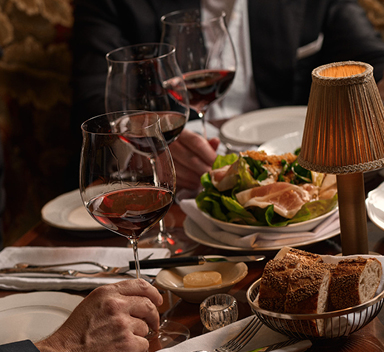 The grand dining room at Vito's in Sydney's CBD