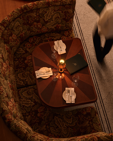 Custom-designed interiors at Vito's in the Burns Philp Building, Sydney